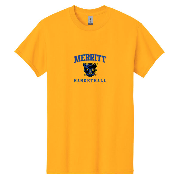 Merritt College Gold Heavy Cotton 100% Cotton T Shirt Thumbnail