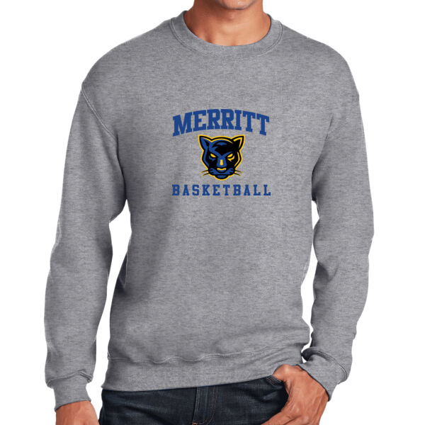 Merritt College Grey Heavy Blend Crewneck Sweatshirt Thumbnail