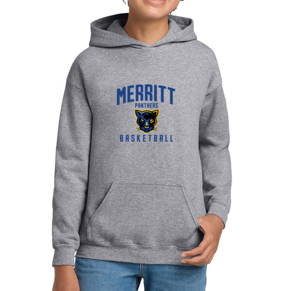 Merritt College Grey Youth Heavy Blend Hooded Sweatshirt Thumbnail