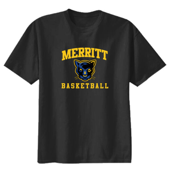 Merritt College Black Youth Heavy Cotton 100% Cotton T Shirt Thumbnail