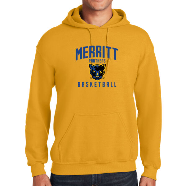 Merritt College Gold Heavy Blend Hooded Sweatshirt Thumbnail