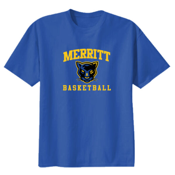 Merritt College Royal Youth Heavy Cotton 100% Cotton T Shirt Thumbnail