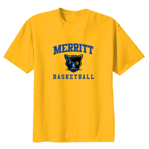 Merritt College Gold Youth Heavy Cotton 100% Cotton T Shirt Thumbnail