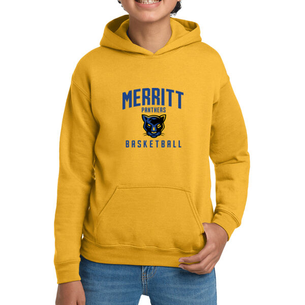 Merritt College Gold Youth Heavy Blend Hooded Sweatshirt Thumbnail