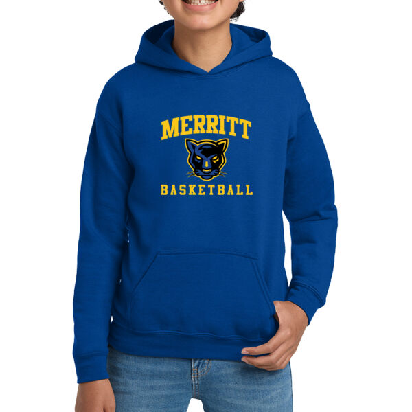 Merritt College Royal Youth Heavy Blend Hooded Sweatshirt Thumbnail