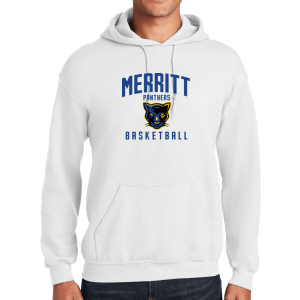 Merritt College White Heavy Blend Hooded Sweatshirt Thumbnail