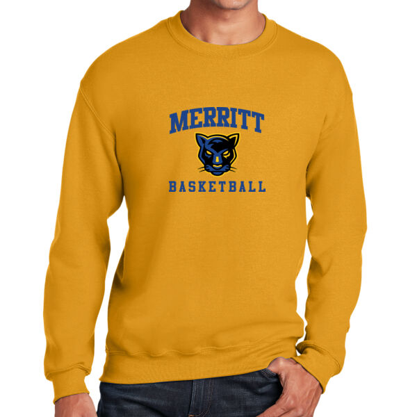 Merritt College Gold Heavy Blend Crewneck Sweatshirt Thumbnail