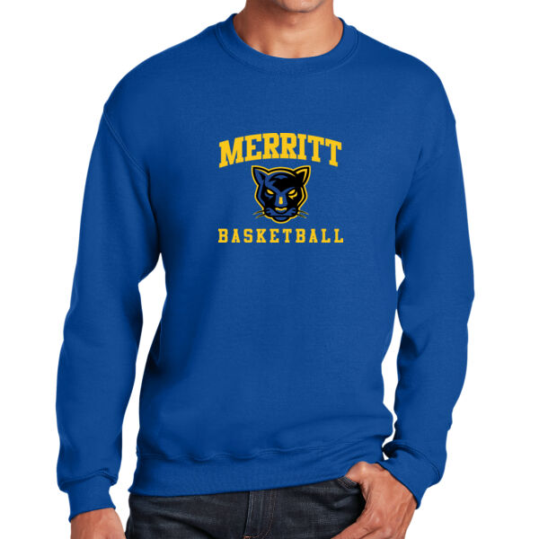 Merritt College Royal Heavy Blend Crewneck Sweatshirt Thumbnail