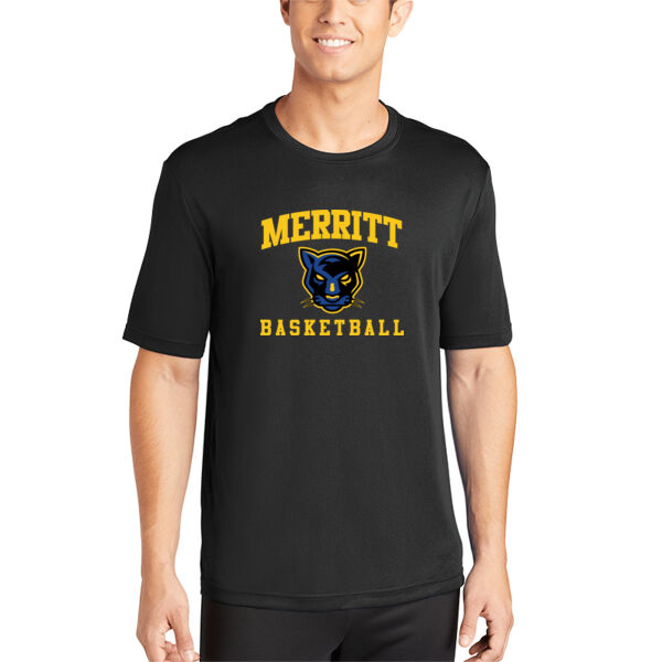 Merritt College Black PosiCharge Competitor Tee Thumbnail