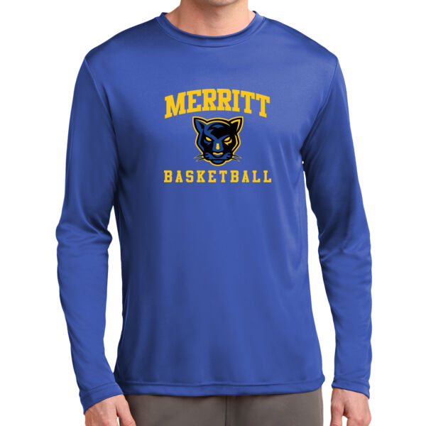 Merritt College Royal Long Sleeve PosiCharge Competitor Tee Thumbnail