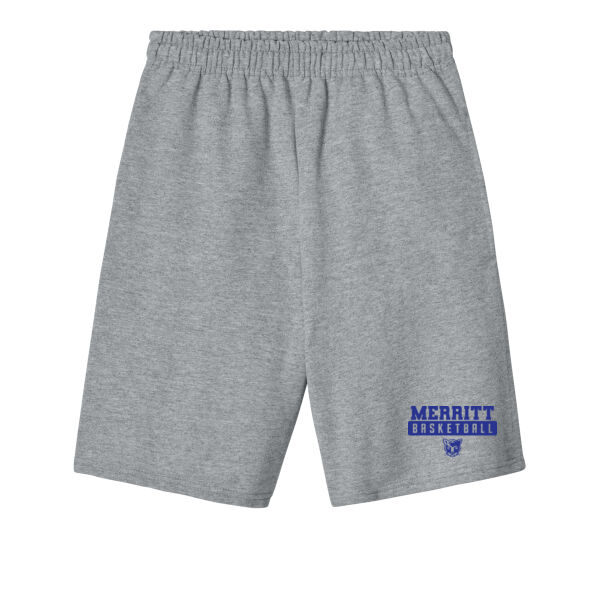 Merritt College Unisex NuBlend Pocketed Sweat Short Thumbnail
