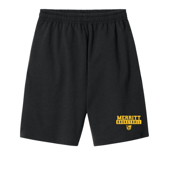 Merritt College Unisex NuBlend Pocketed Sweat Short Thumbnail